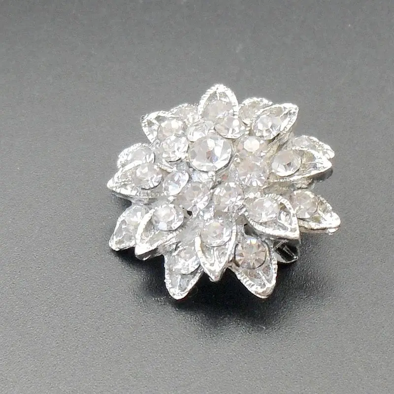 Блестящая красивая серебряная кристальная маленькая брошь в форме цветка из горного хрусталя букет для свадьбы женские булавки новая горячая мода ART115