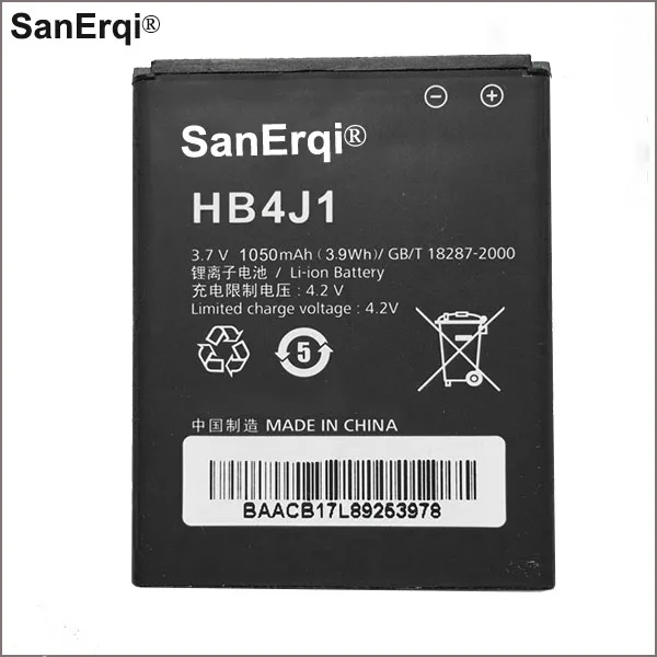HB4J1H HB4J1 1200 мАч Высококачественная батарея для Huawei Ascend Y100 U8185 мобильный телефон