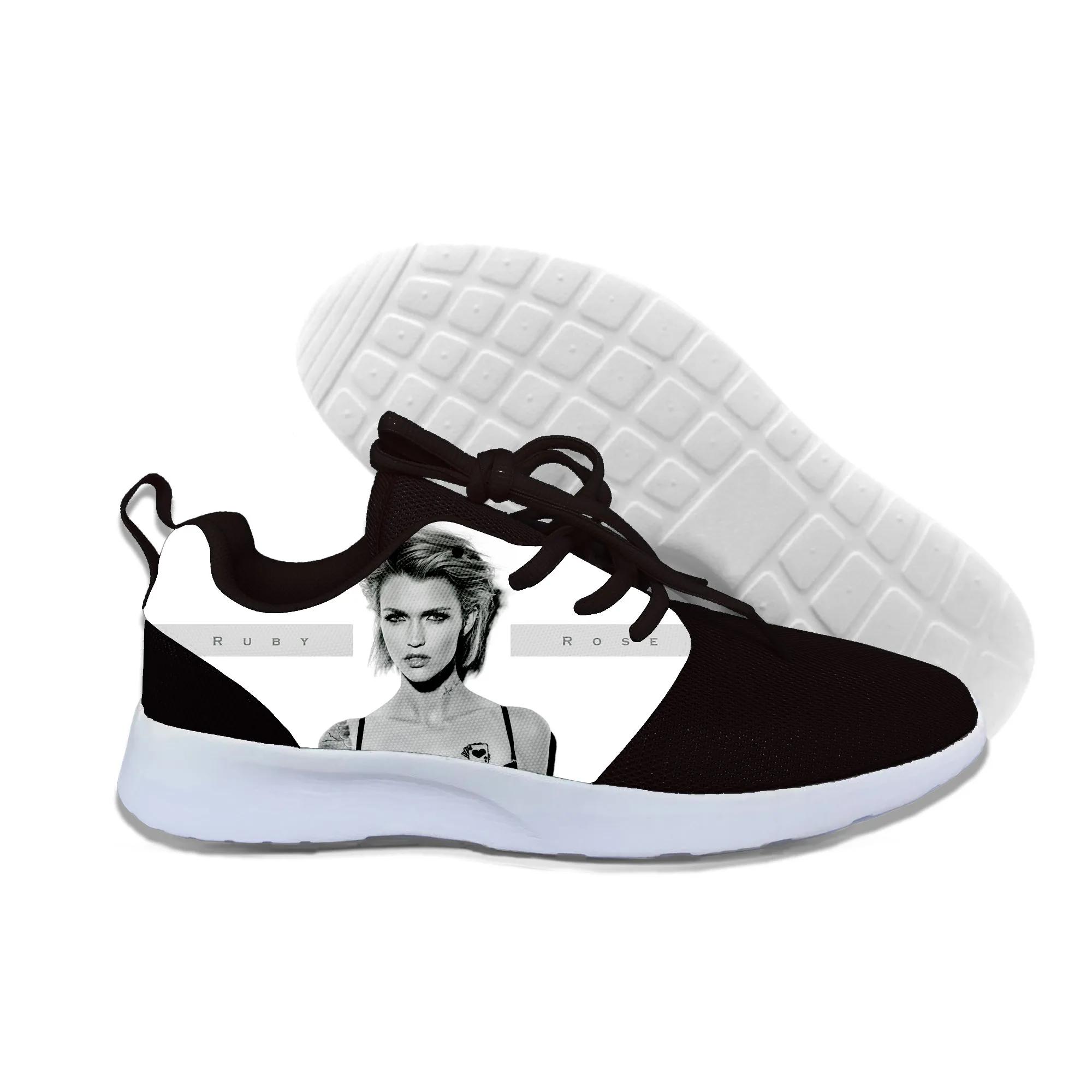 

2019 hot fashion Ruby Rose 3D casual shoes for men/women high quality Harajuku 3D printing Ruby Rose Sneakers