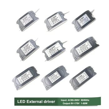 

LED External Driver Constant Current Power Supply LED Lamp Lighting Transformer 1-50W Optional Transformator 220v 12v 6-175V IL