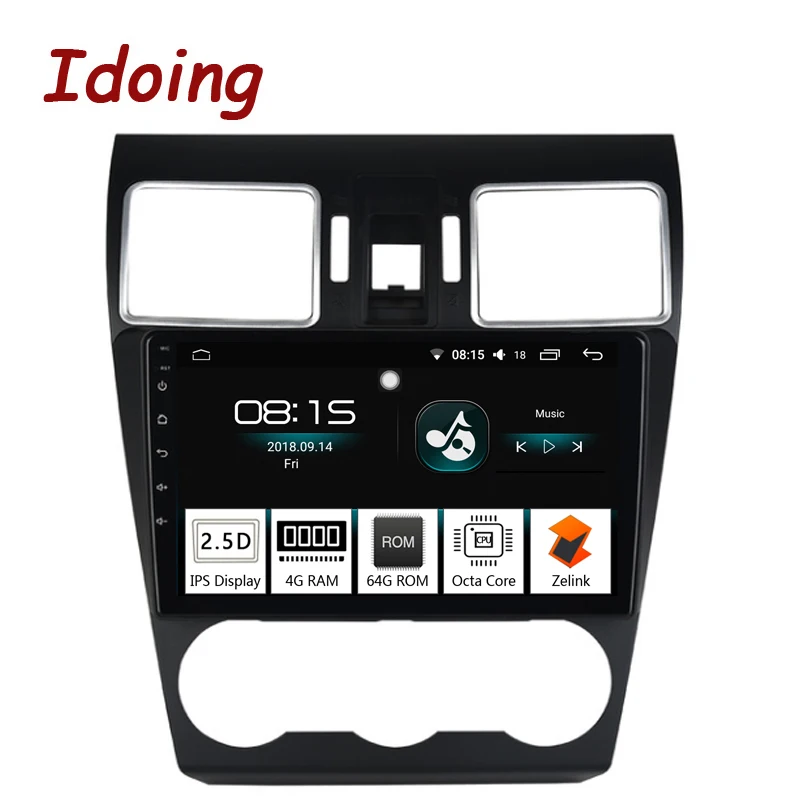 Idoing 1Din 9 font b Car b font Android 8 0 font b Radio b font
