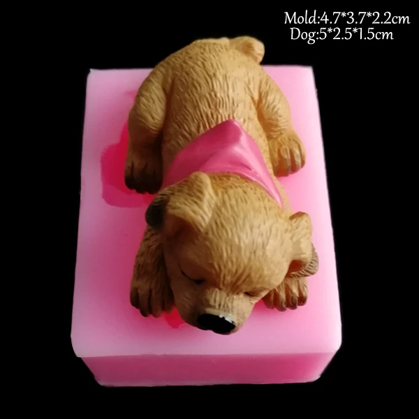 NEW Dogs Silicone Soap Mold Fondant Mould Cake Decorating Tool Cat Butt Corgi Bulldog Chocolate Gumpaste Sugarcraft Mold C339