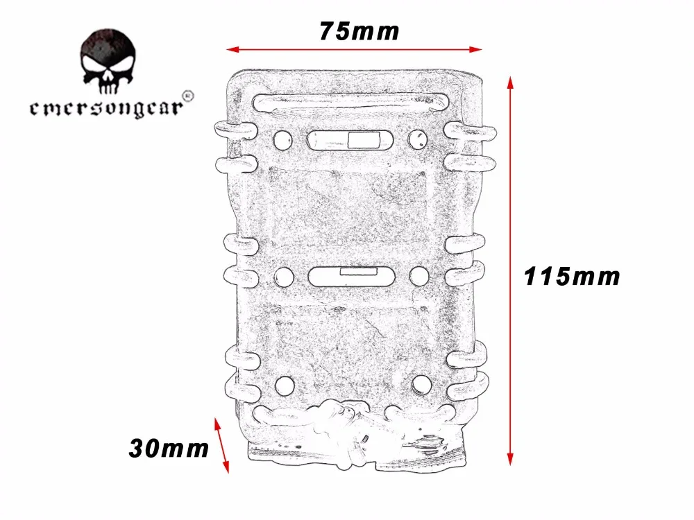 Сумка для магазина EmersonGear в стиле G code M4 5 56 мм тактическая мягкая кобура EM6373|pistol