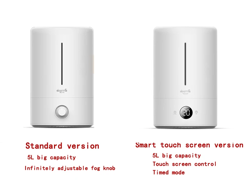Original Xiaomi Mijia Deerma 5L Air Humidifier Touch Version 35db Quiet Air Purifying for Air-conditioned Rooms Office household