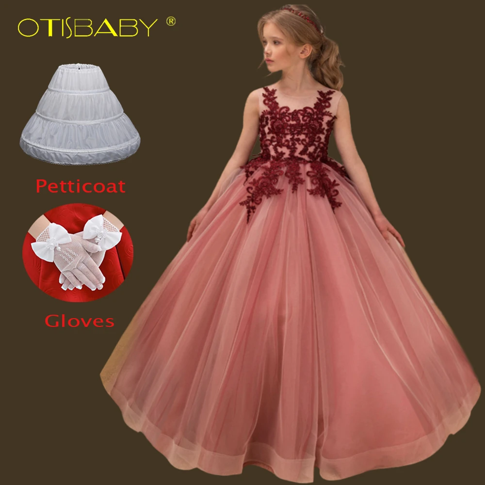 Изысканные Элегантные платья для причастия с цветочным рисунком для девочек 12, 13, 14, 15 лет, подростковое платье без рукавов для свадебной