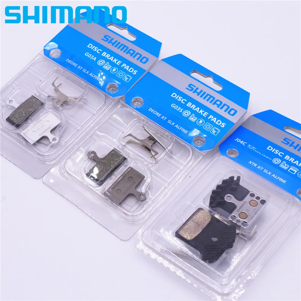 

SHIMANO G03A/J02A/J04C/G03S MTB Mountain Bike Bicycle Disc Brake Resin Metal Pads For Deore SLX XT