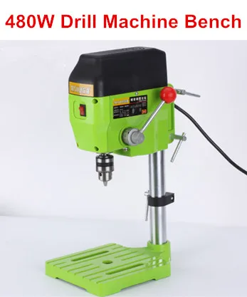 

Mini Drill Press Bench Small Drill Machine drilling Work Bench speed adjustable EU plug 480W 220V BG-5166A