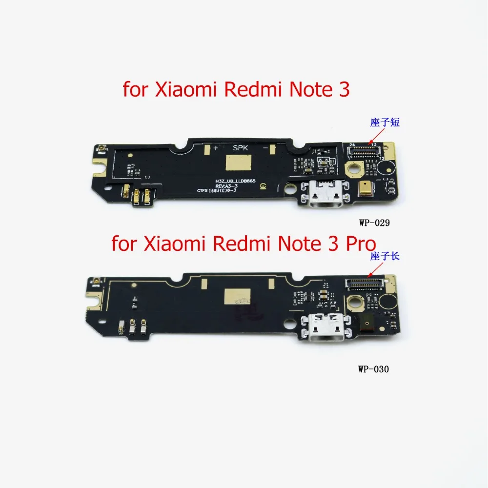 Для Xiaomi Redmi Note 3/Note 3 Pro USB Зарядное устройство Порты и разъёмы Flex зарядки Dock Connector печатной платы ленты шлейф Ремонт Запчасти