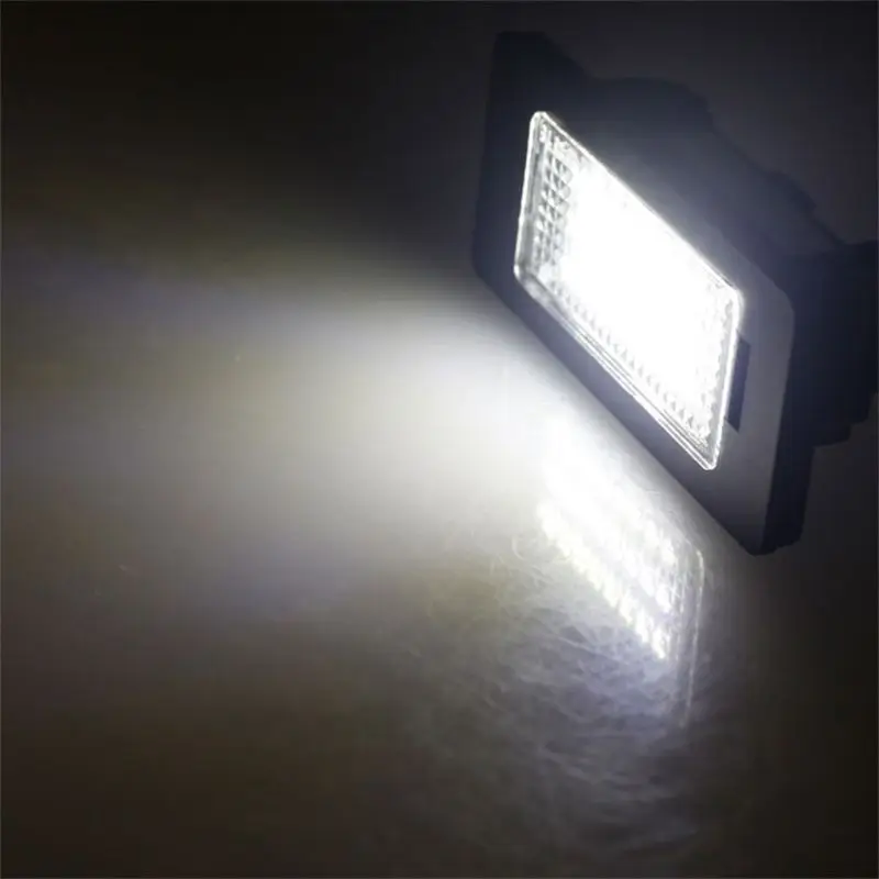 2 шт. 24 светодиодный s 3528 SMD Подсветка регистрационного номера лампы 6000 К холодный