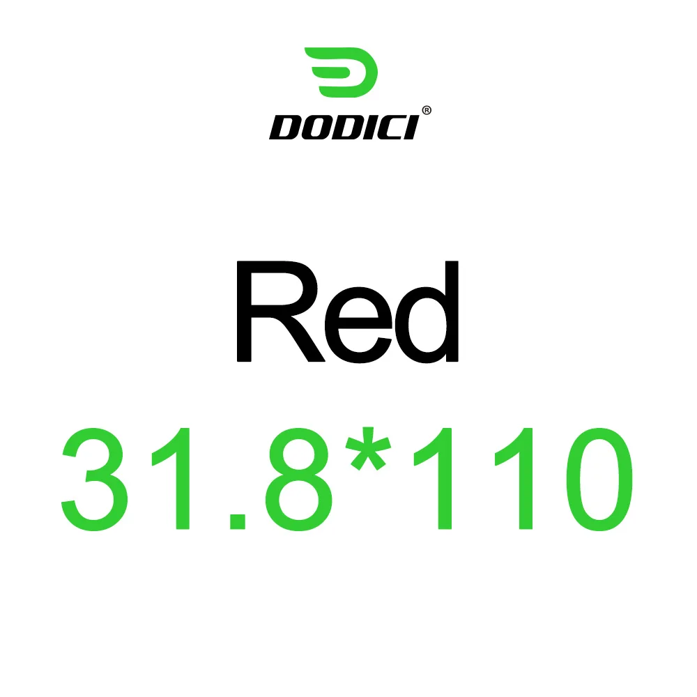 Red 110mm DODICI Plus крепление для переднего фонарика 6 градусов MTB велосипед сплав 7050 31,8 мм руль для горного велосипеда 3 k блестящий углерод Стволовые велосипедные аксессуары - Цвет: Red 110mm