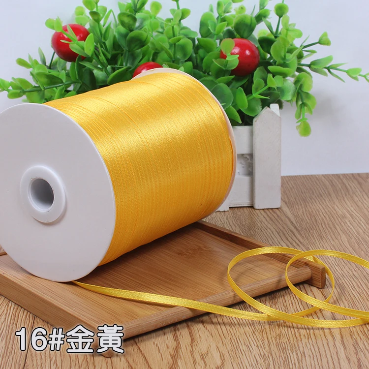 Light Pink Silk Satin Ribbon for Decoration and DIY Projects (10 Meters)