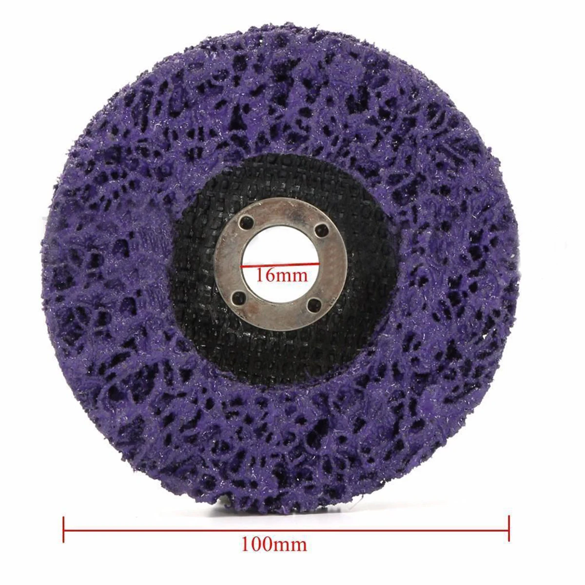 5pcs Poly Strip Disc Wheel Wood Metal Paint Rust Removal Clean Grinding Abrasive Wheels 100*16mm For Angle Grinder Mayitr