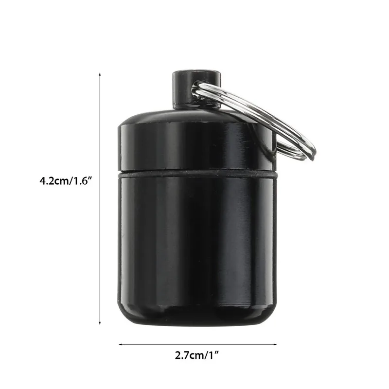 Алюминиевый сплав Черный для переноски Дело Бутылка для силиконовые музыкальный фильтр беруши Шум шумоподавления защиты вкладыши 2,7x2,7x4,2