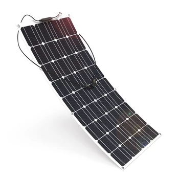 

JingyangSolar solar PV module PET monocrystalline 2 PCS 100W solar flexible solar panel