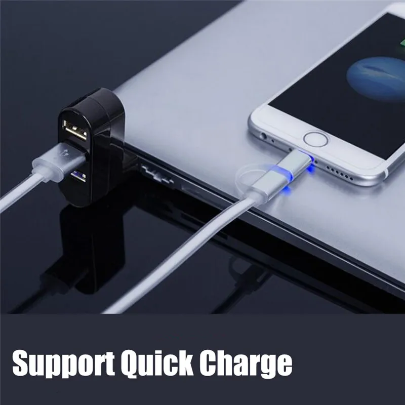 OTG usb-хаб 3,0 3 порта USB 2,0 вращающийся разветвитель адаптер для iPhone ПК ноутбук Mac клавиатура динамик поддержка быстрой зарядки