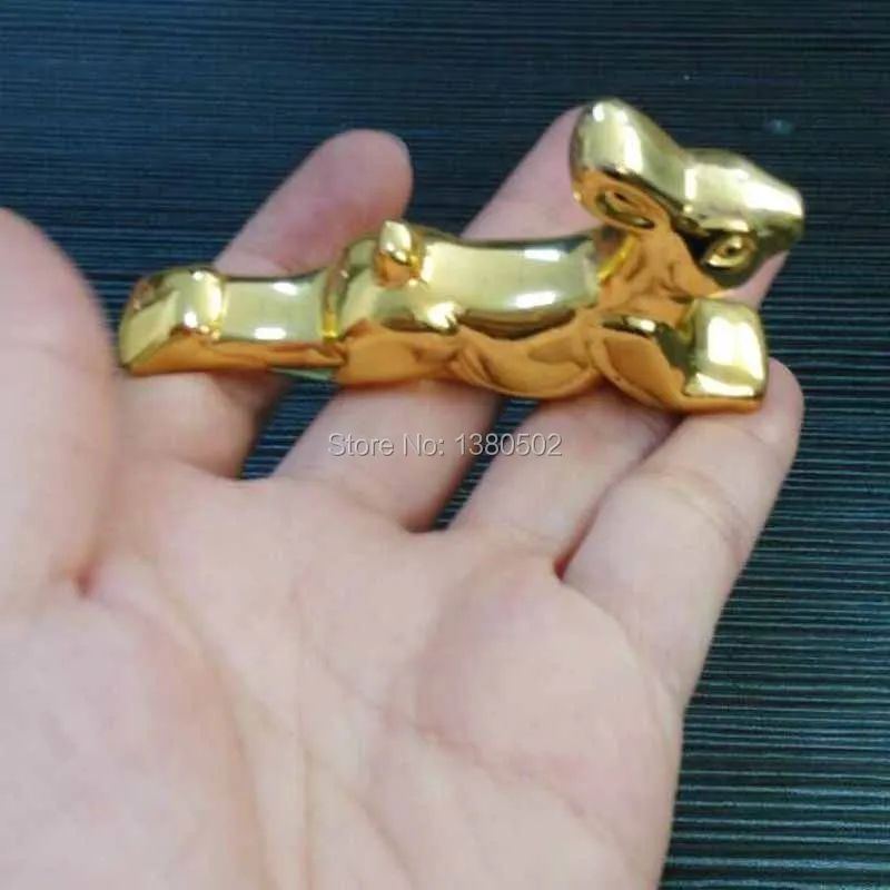 Продажи творческий Китайский Стиль подарок Металл золото кролик палочками держатель палочки Отдых стенд Бизнес подарки