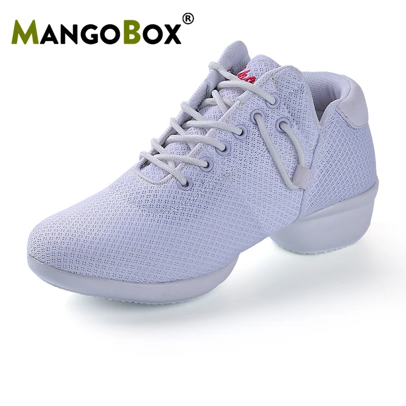 

Ballroom Dancing Shoes Black Red Modern Dance Shoes Mesh Breathable Jazz Dance Sneakers Cheap Sport Trainers Ladies