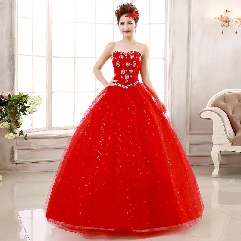 princess with red gown
