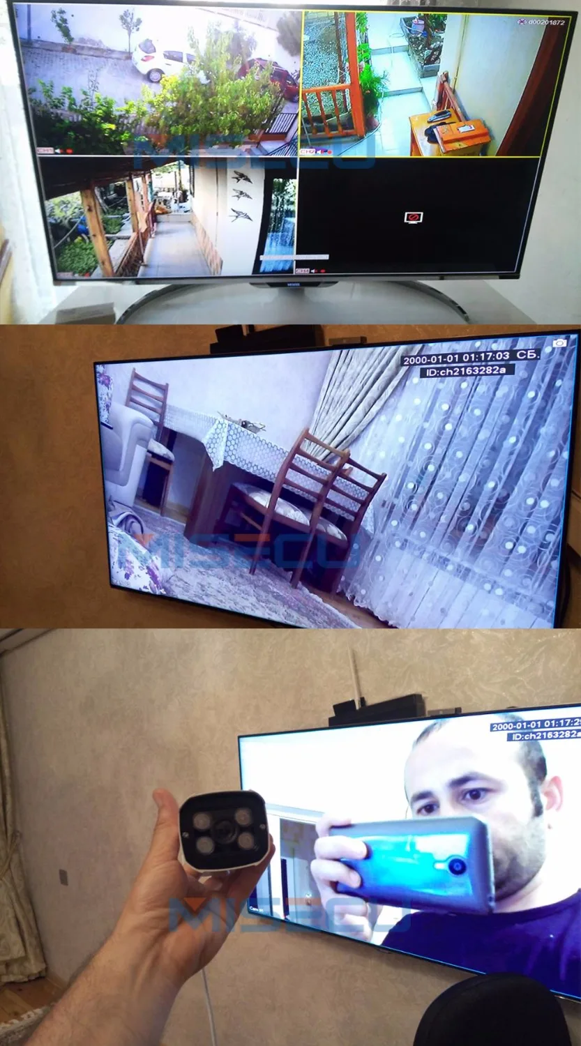 Misecu 8ch 720 P AHD M DVR VGA HDMI 1080 8*720 ИК ночного видения Водонепроницаемый облако Камера xmeye
