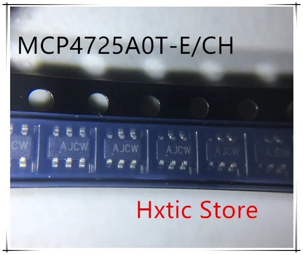 10 шт./лот MCP4725A0T-E/CH MCP4725A0T MCP4725 SOT23-6 IC