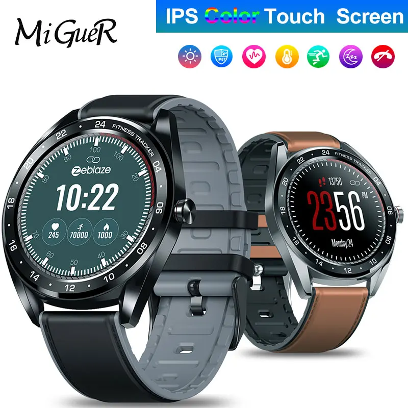 

New Zeblaze NEO Series IPS Color Touch Display Smartwatch IP67 Call Heart Rate Blood Pressure Female Health Count Down Android