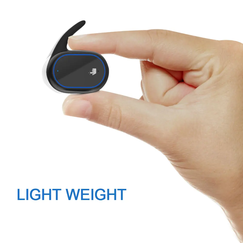Touch беспроводной наушники Bluetooth 4,2 мини водостойкий устойчивое спортивные Гарнитура с зарядным устройством