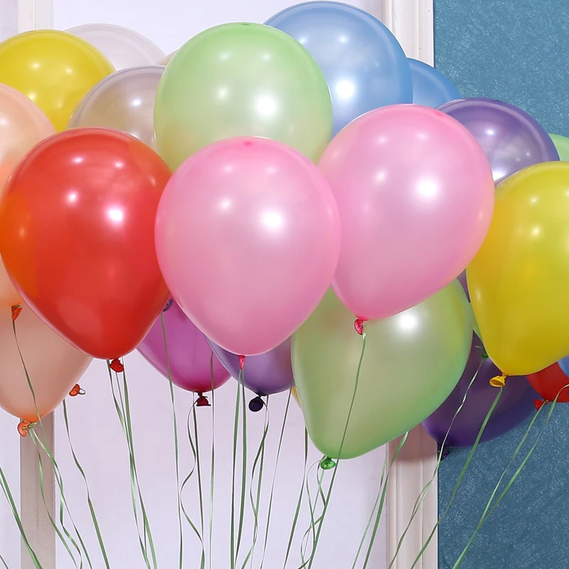 25 шт./лот розовые латексные воздушные шары 1 5 г 10 дюймов надувные свадебные