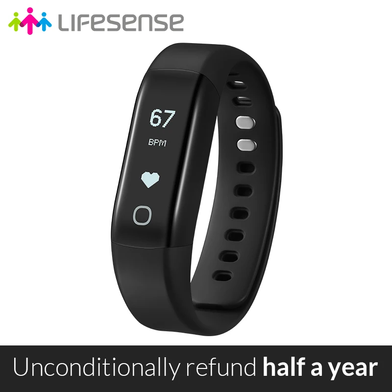

Lifesense Band 2 Smart Wristband Waterproof Fitness Bracelet Heart Rate Sleep Monitor Notification Sport Daily Activity Tracker