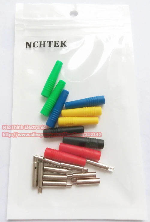 

NCHTEK 2mm Copper Banana Jack Socket Solder Type Test Connectors Adapter 5 colors ,10pcs , Free shipping