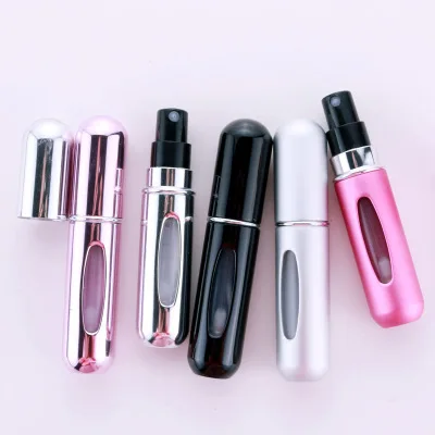 

Mini Refillable Convenient Empty Atomizer Perfume Bottles Scent Pump Spray Case parfum airless pump cosmetic container 5cc