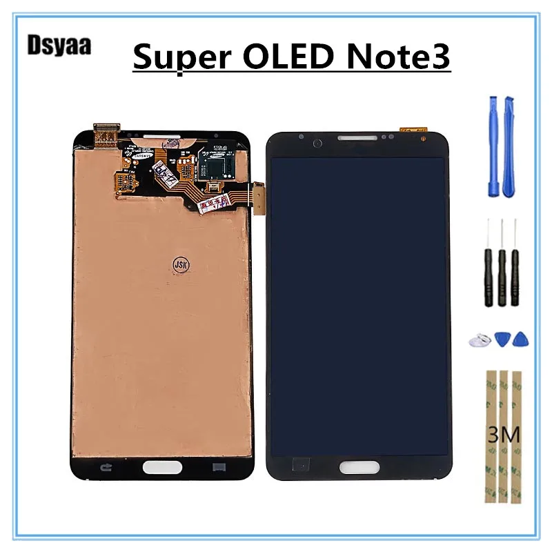 

5.7 Inch Super OLED for Samsung for Galaxy Note 3 N9005 Note3 LCD Display Touch Screen Digitizer Assembly Replacement with Tools