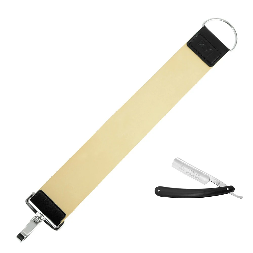 Barber Set 2PCS/SET Straight Razor Shaving+Genuine Leather Sharpening