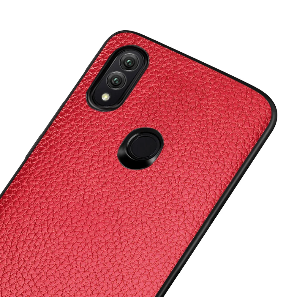 Чехол MOFi для Huawei Honor Note 10 чехол Note10 корпус из ТПУ искусственной кожи с узором Личи
