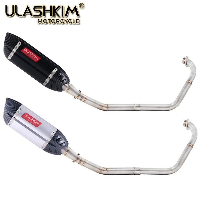 

Motorcycle Full Exhaust Escape System Modifed Middle Link Pipe Slip On For yamaha YZF-R15 R5 MT-15 MT 15 125 2008-2017