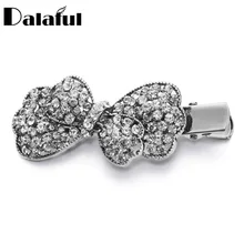 Заколка для волос заколки для волос модные хрустальные шпильки для волос для женщин девочек булавки со стразами цветок украшения для волос F162