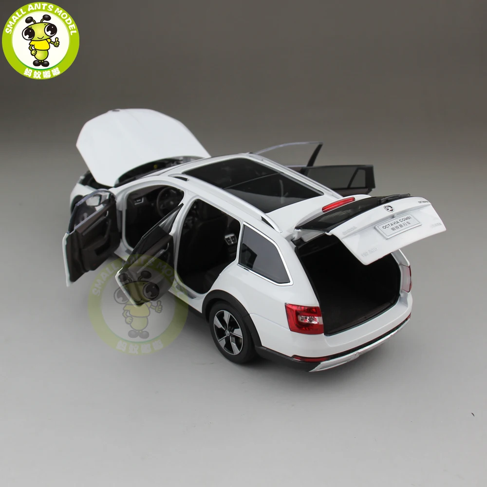 1/18 Skoda Octavia Combi Wagon литой металл модель автомобиля игрушка день рождения девочки мальчика подарок белый