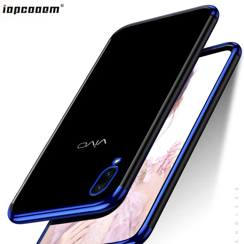 Чехол VIVO V11 для Pro V11i X21S силиконовый мягкий прозрачный чехол из ТПУ задней панели