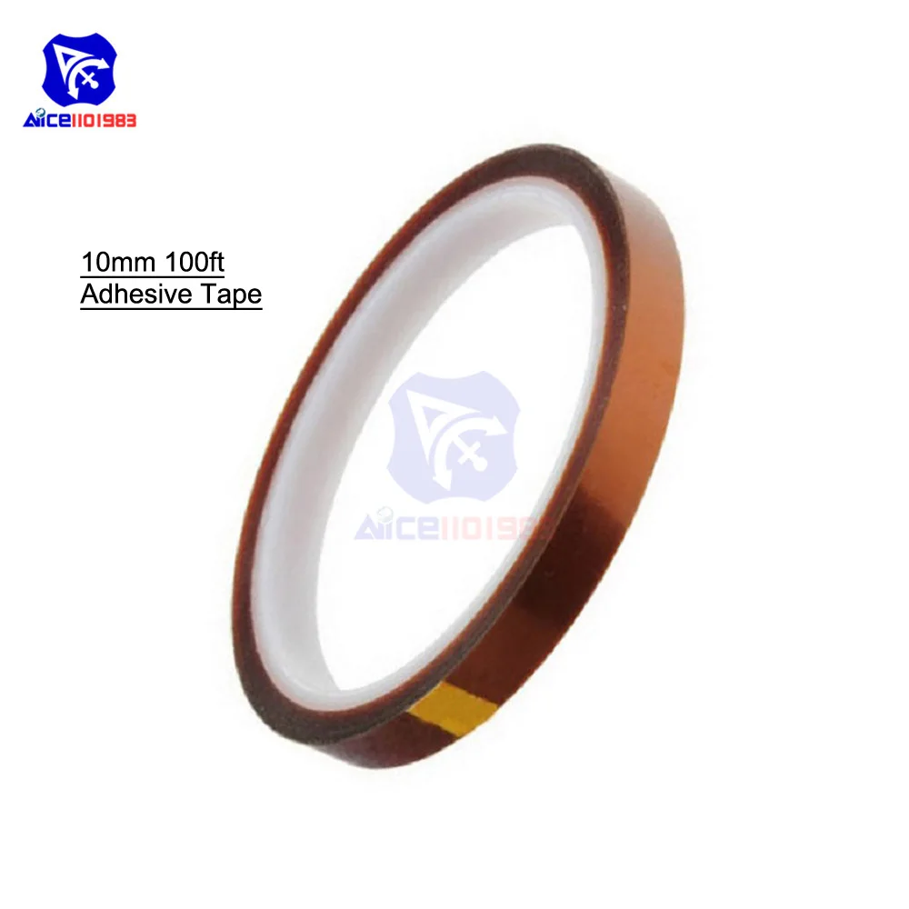 10mm 100ft BGA High Temperature Heat Resistant Polyimide Gold Kapton Tape