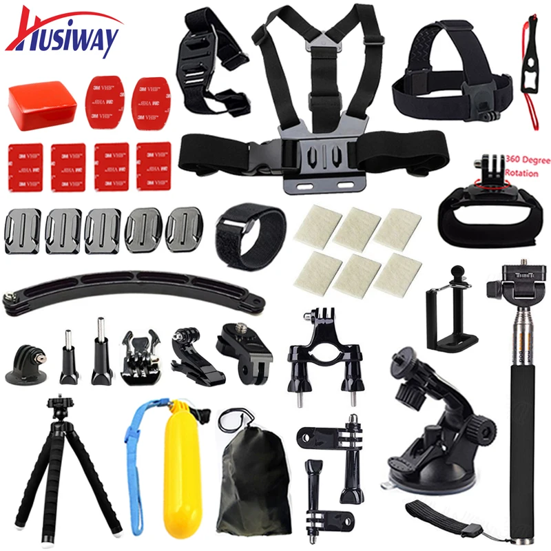 Husiway for all Go pro Accessories set helmet mount for gopro hero 5 4