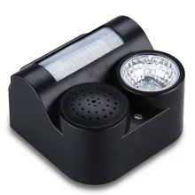 Отпугиватель Птиц пир движение Активированный звук фонарик животное летучие мыши Птица сдерживания