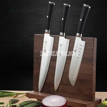 Free Standing Magnetic Knife Holder And Get Shipping On High Quality Solid Wood Knife Holder Kitchen Supplies Magnetic Tool Storage Rack Double