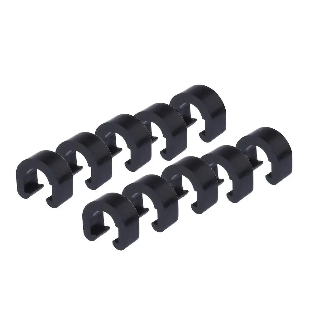 

10pcs Jagwire C-Clip Cable Housing Hose Guide For Bike Bicycle Black Sports