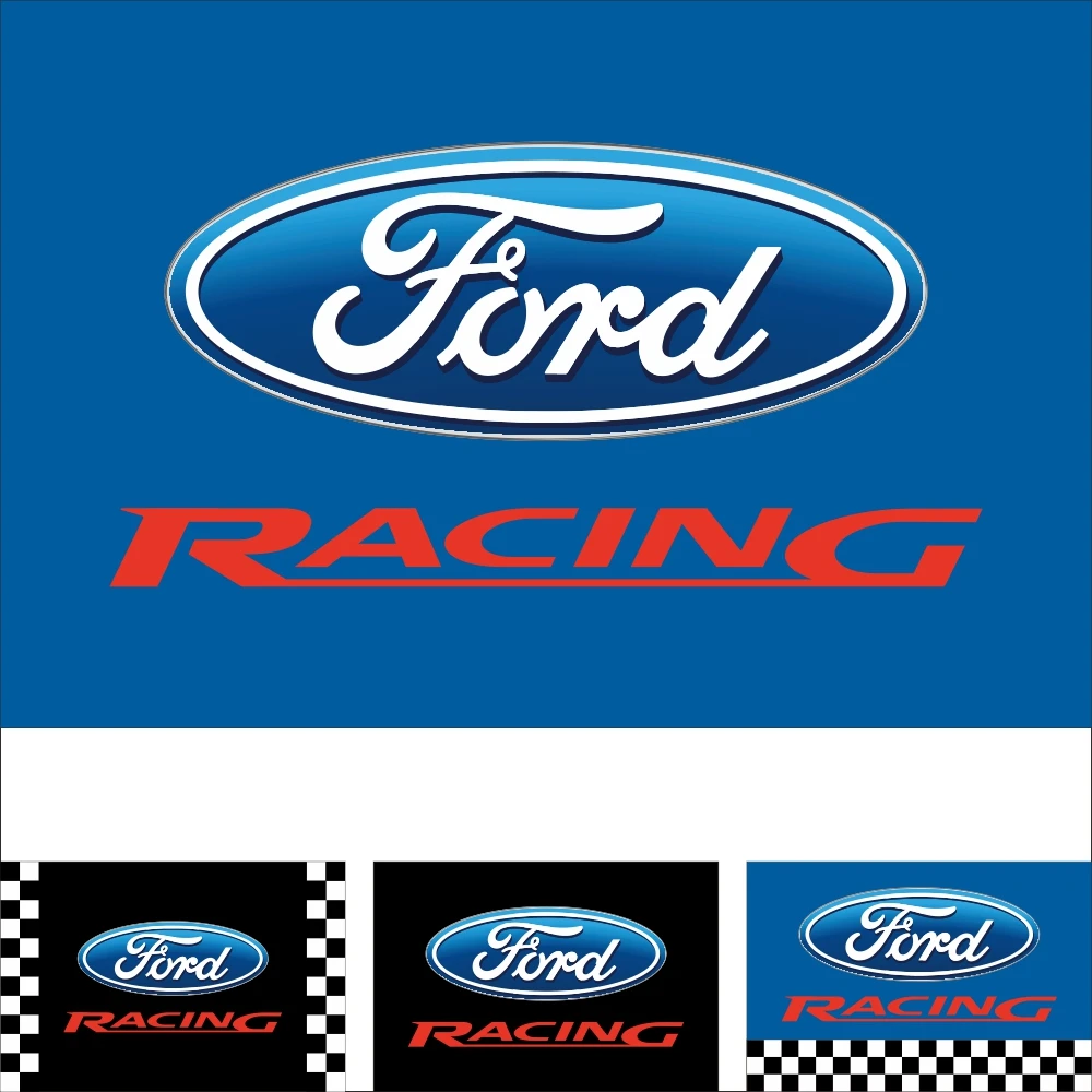 

90*150cm CAR ord Racing Flag 3x5 ft Polyester Flag Banner for Festival Home Decoration World Names Automobile Flags