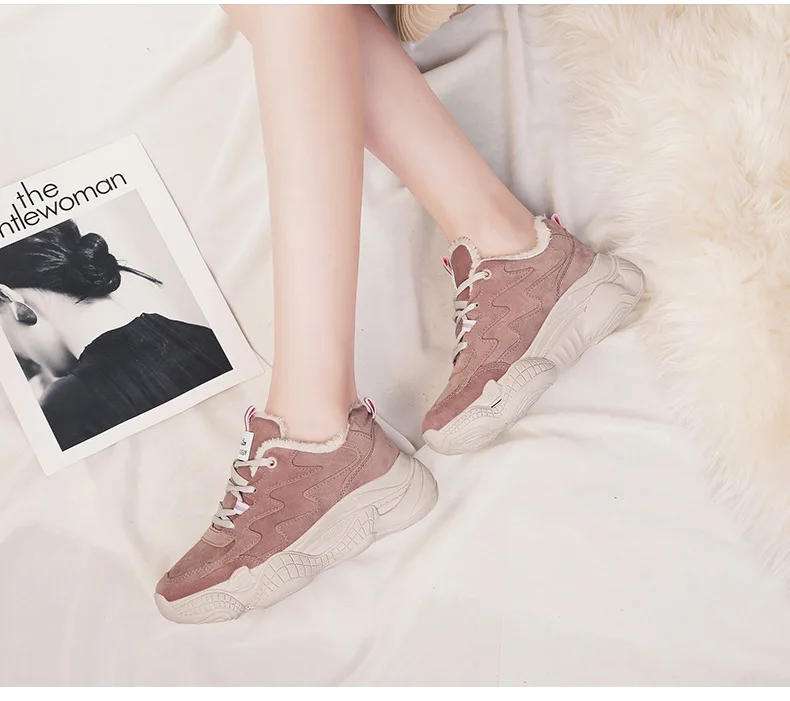 Женские кроссовки на высоком каблуке; белые кроссовки; женская обувь; Теплая обувь с ворсом; женские дизайнерские кроссовки; женская обувь белого цвета; Брендовая обувь
