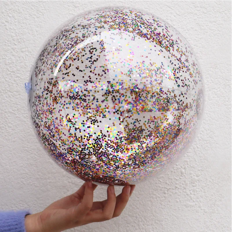 glitter beach ball