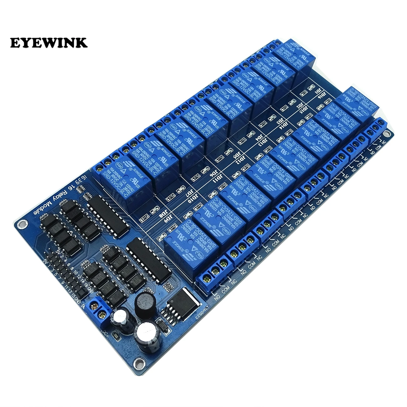 EYEWINK 5 В/12 в 16 канальный релейный модуль для arduino ARM PIC AVR DSP электронный релейный ремень оптрон изоляция