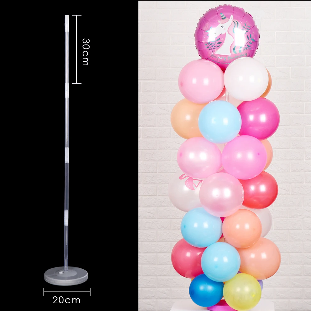 

55pcs/set Water Balloon Base Stand Balloon Column Brithday Wedding Party Balloon Arch Folder Party Decoration