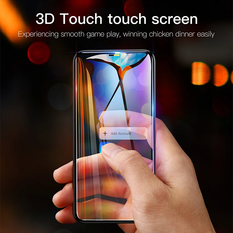 

Baseus scratch proof glass For iPhone X screen protector 9H Utral thin 0.3mm Tempered glass Film anti-dust 3D phone protector