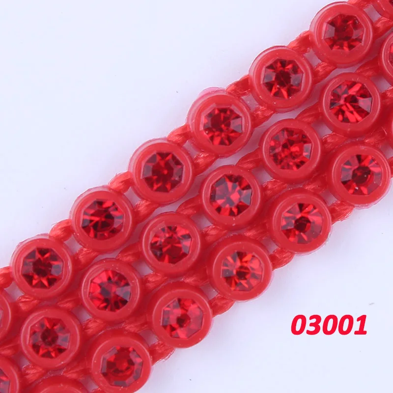ss8 3001 Taidian Charm Rhinestone Banding Trimming For Native American Beaded Earring 10yardslot Colorful Cup with Glass Stone ss8