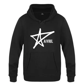 

Mens Hoodies Avril Lavigne Printed Hoodie Men Hip Hop Fleece Long Sleeve Pullover Sweatshirts Moleton Masulino Fans Clothing Hot